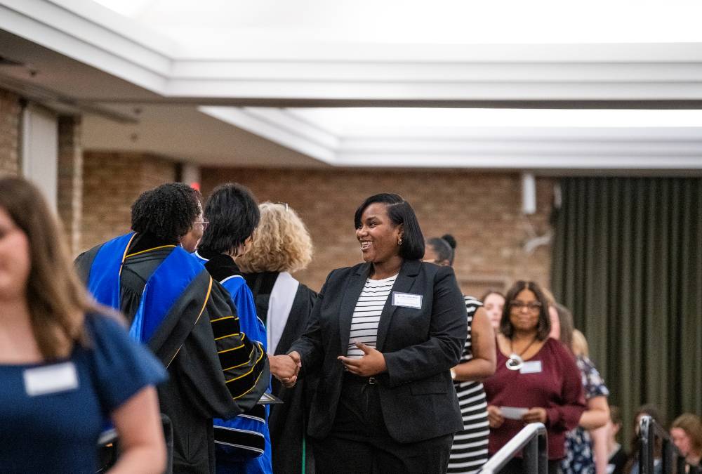 Awardee receiving award 14
